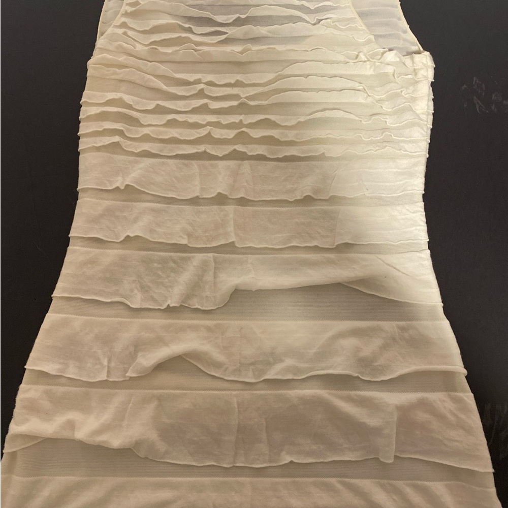 Max Edition Cream Layered Tank Top
